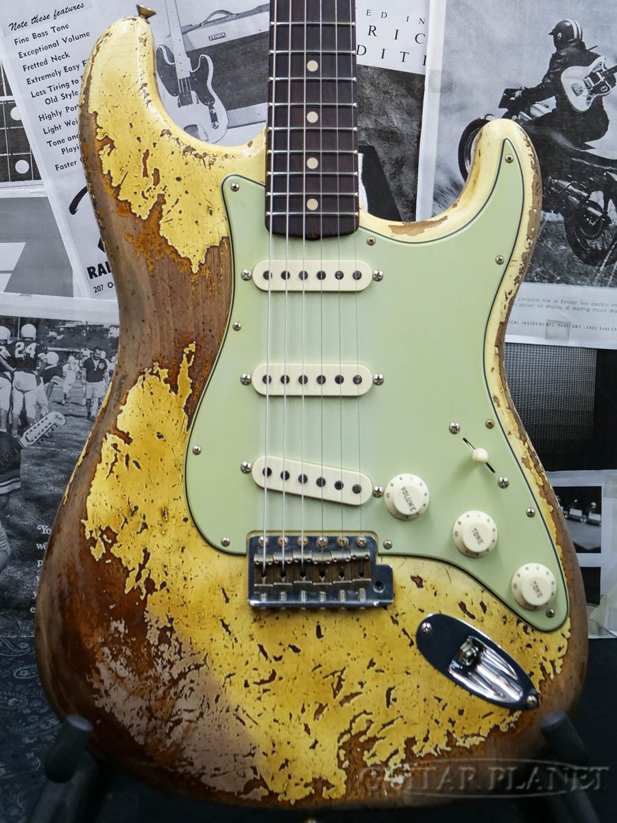 じぇ　ストラト　レリック　ビンテージ Fender Custom Shop 1960 Stratocaster Heavy Relic [Aged Black