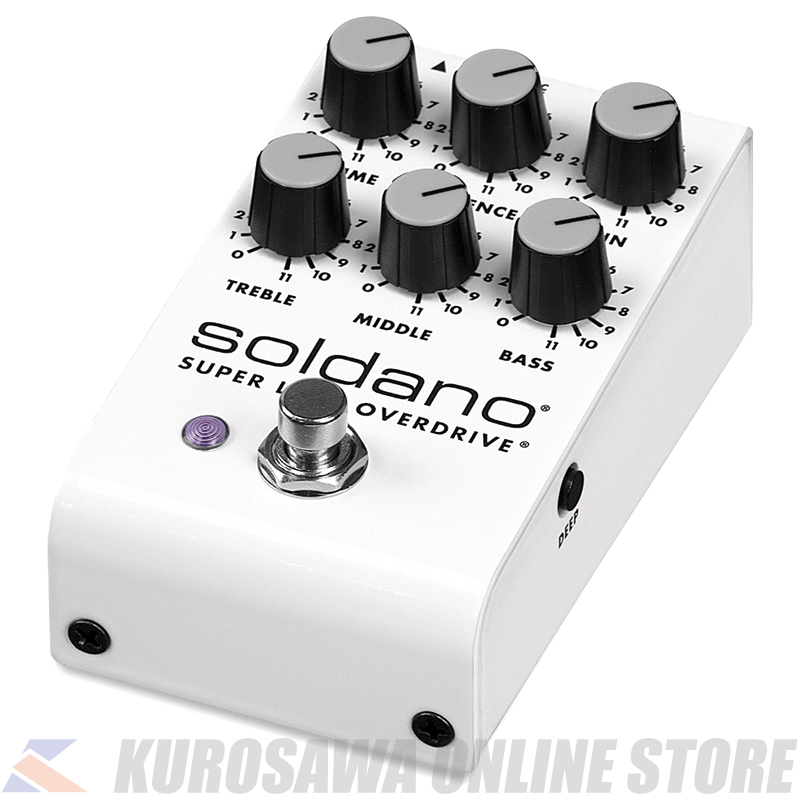 Soldano SLO Pedal Super Lead オーバードライブ 白-