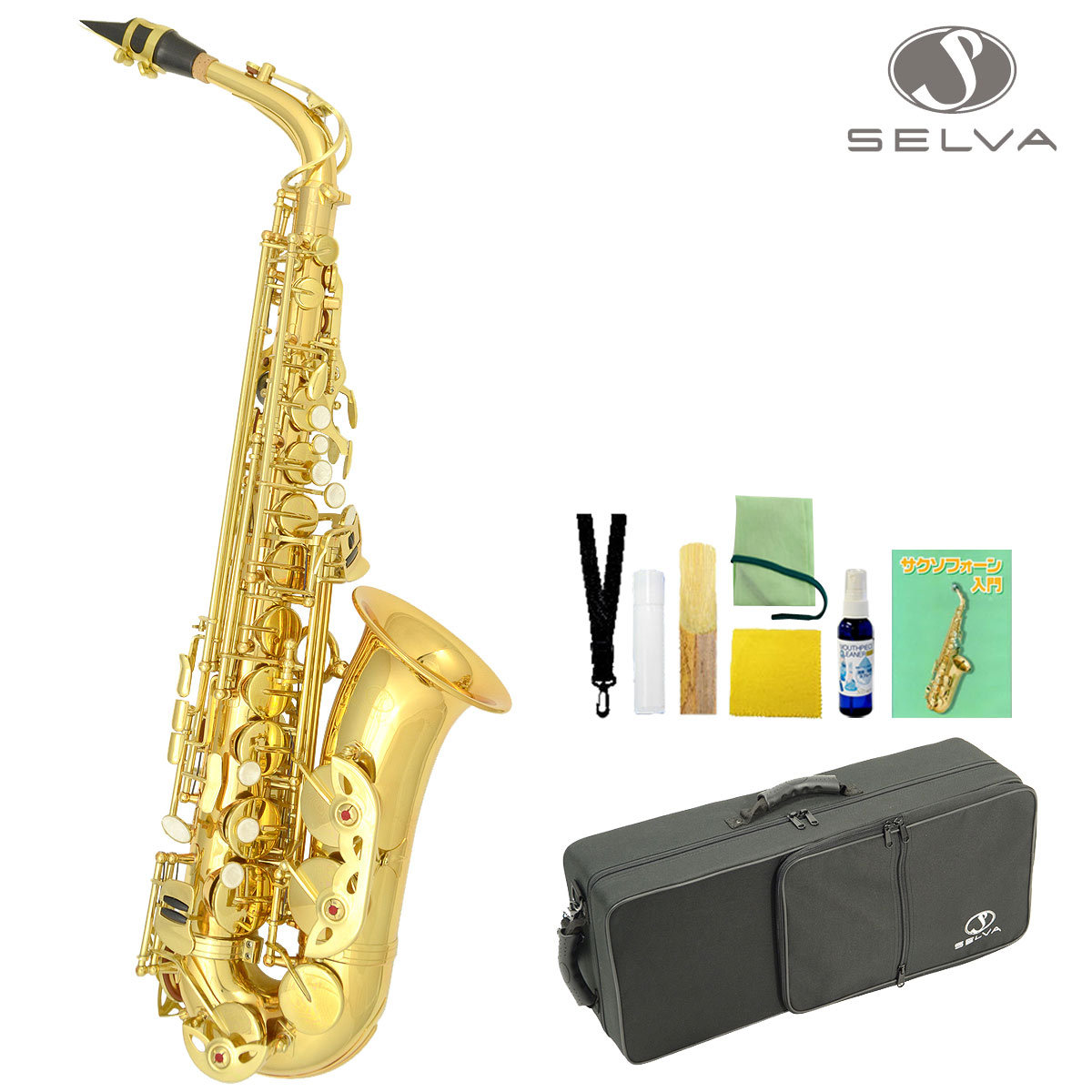 Selva 初心者向けアルトサックス入門セット ALTOSAX SAS-100 セルバ