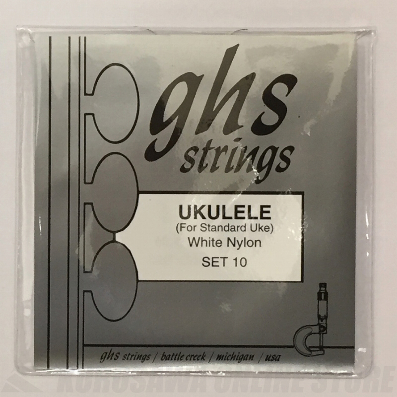 ghs 10 NYLON - Hawaiian D-Tuning, Clear Nylon /ハワイアンDセット・クリアナイロン （新品）【楽器検索デジマート】