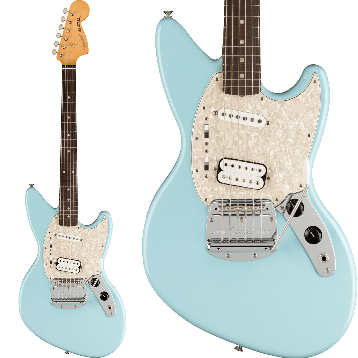Cobain　Fender　エレキギター　フェンダー　Sonic　Kurt　Jag-Stang　Blue　Rosewood　Fingerboard　カート・コバーン-