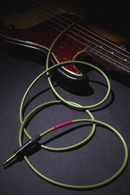 KAMINARI Electric Bass Cable K-BC5LS 5m LS 鶯 -UGUISU- ケーブル  カミナリ【池袋店】（新品）【楽器検索デジマート】