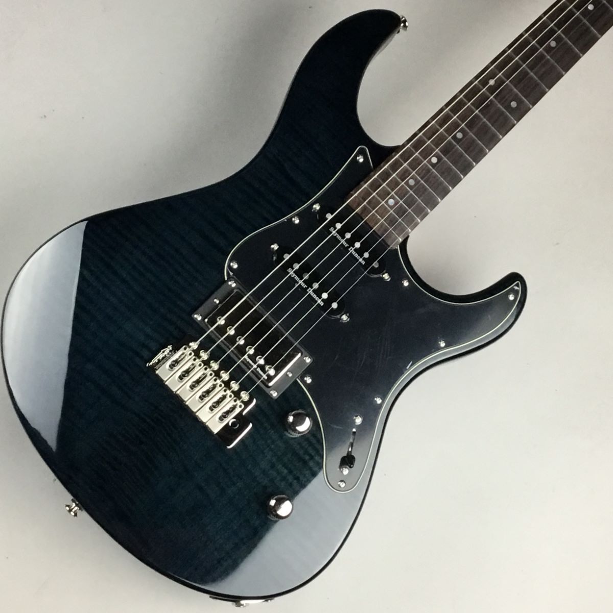 YAMAHA PACIFICA612VIIFM TBL トランスルーセントブラック |現物画像