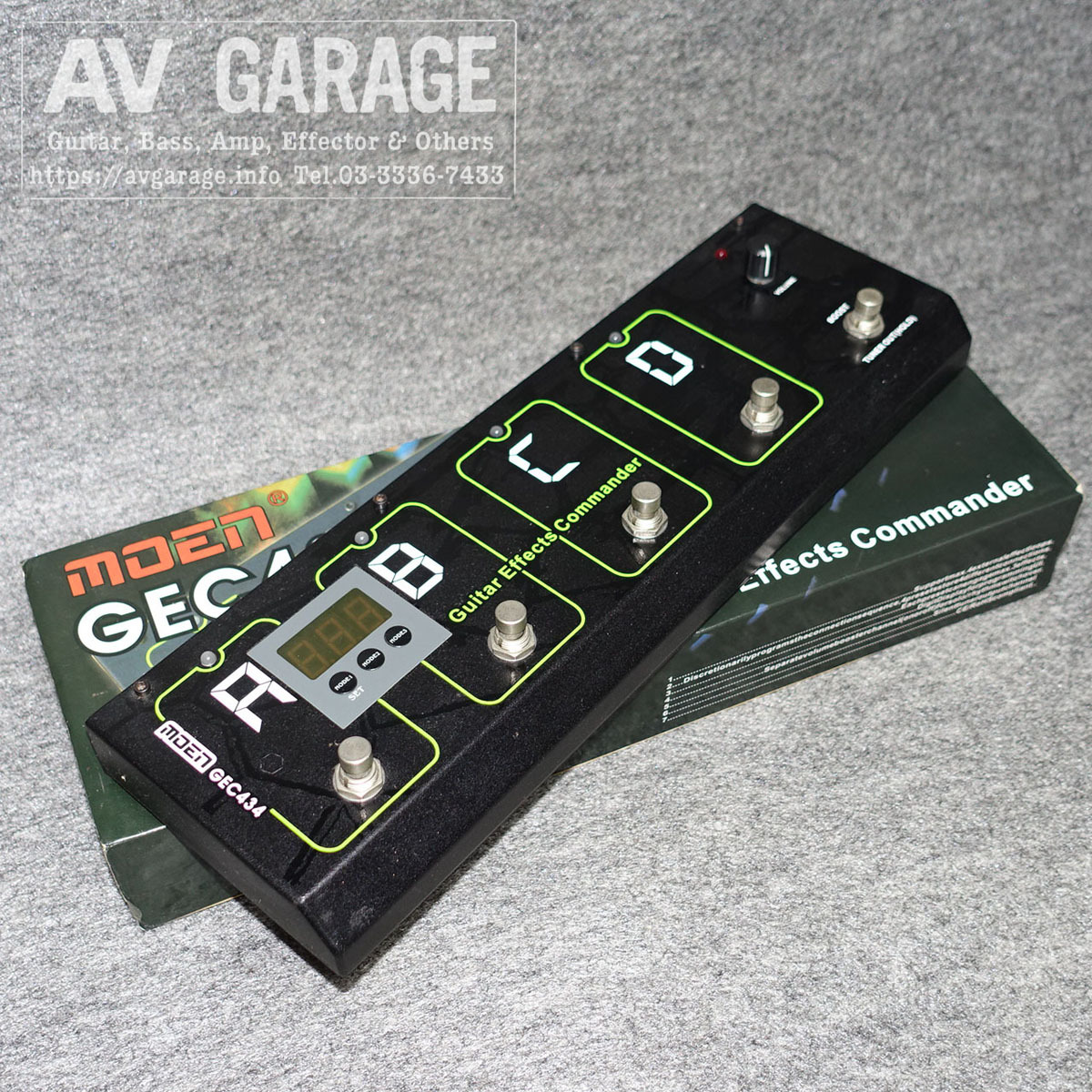 Moen GEC434 Guitar Effects Commander（中古）【楽器検索デジマート】