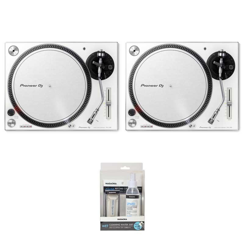 Pioneer Dj PLX-500-W TWIN SET 【ご購入特典:NAGAOKA製レコード