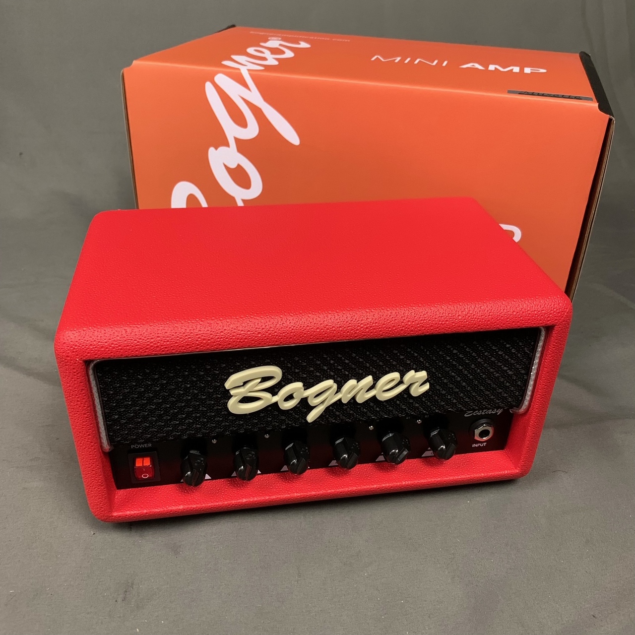 うのにもお得な BOGNER Ecstasy Mini Head Red Tolex Metal Grill White Knobs ミニアンプヘッド  Grillバージョン 予約受付中 fucoa.cl