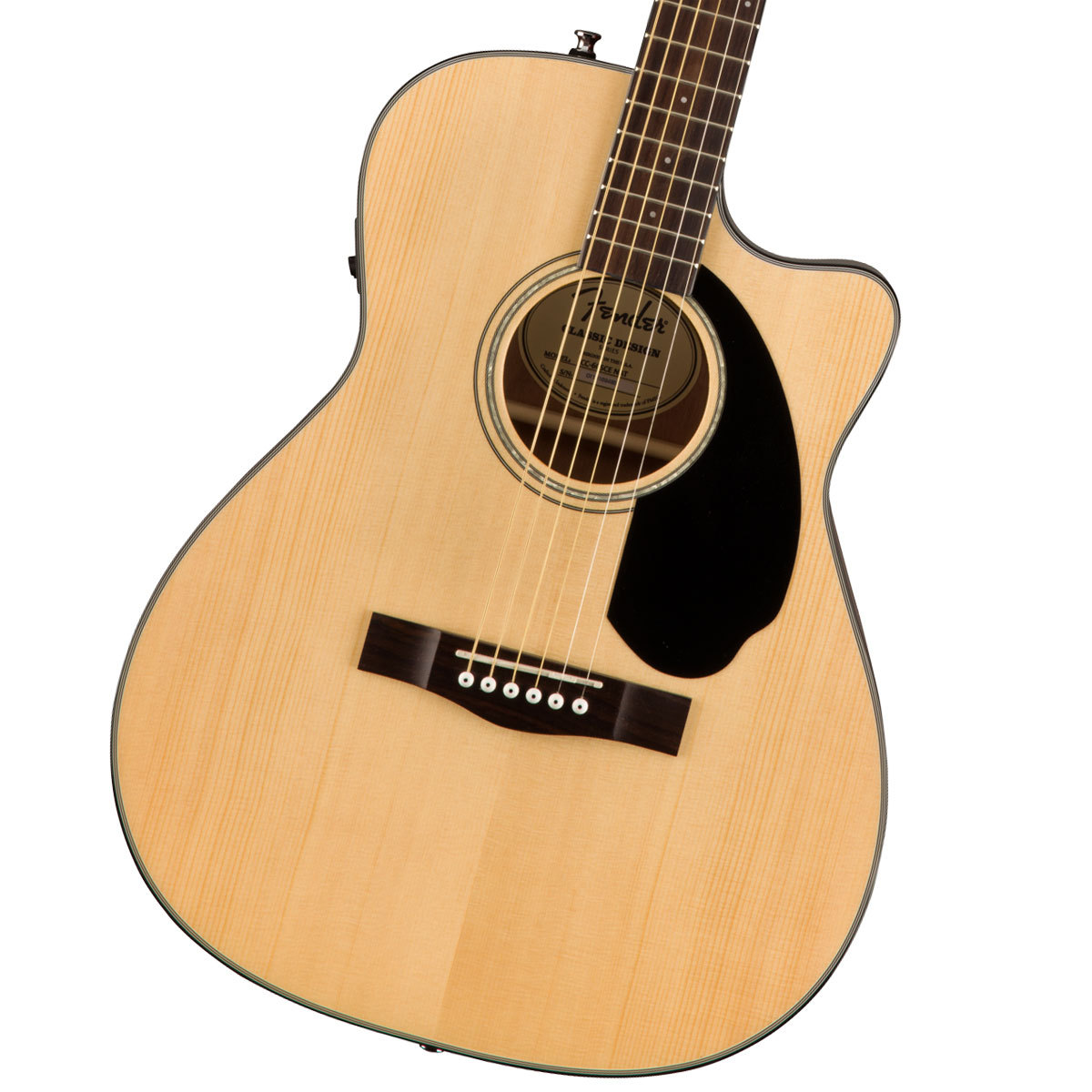 Fender CC-60SCE Concert Walnut Fingerboard Natural フェンダー エレアコ アコースティックギター  アコギ CC60SC（新品/送料無料）【楽器検索デジマート】