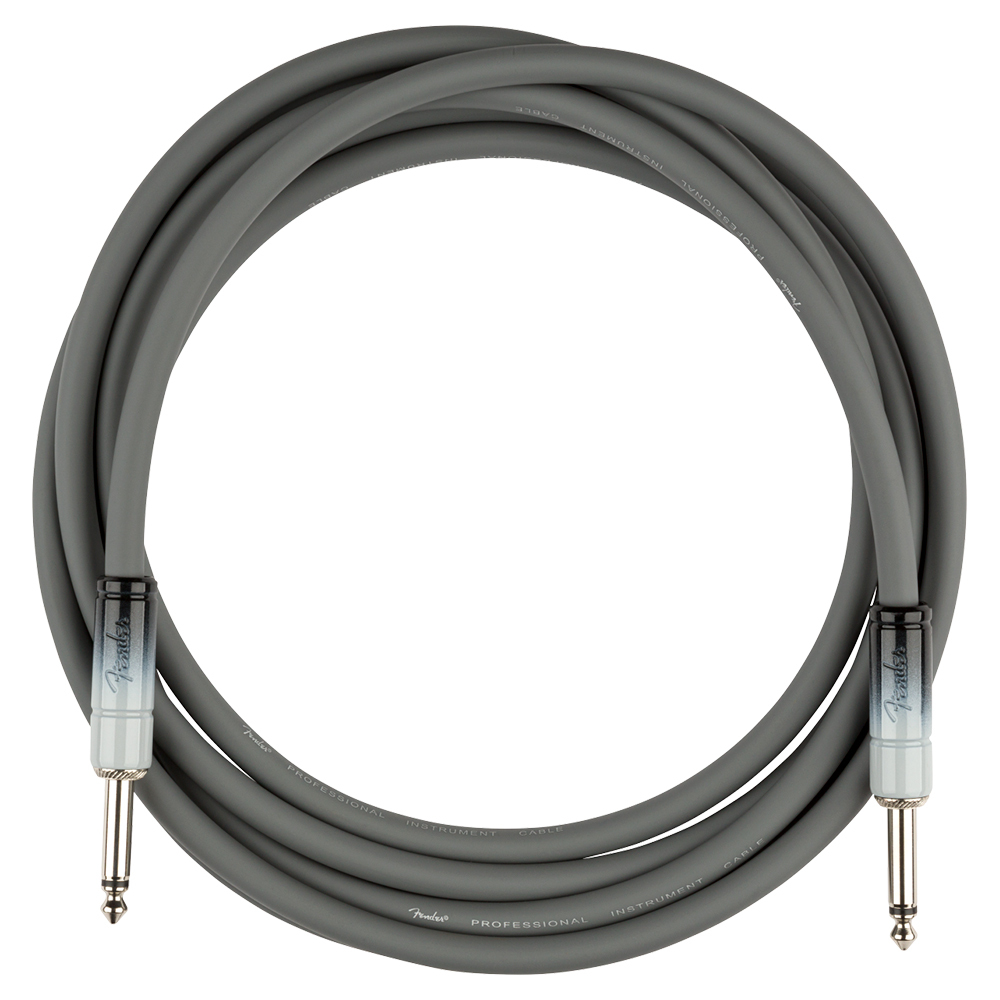 Fender フェンダー 10'（約3m） Ombre Instrument Cable Silver Smoke