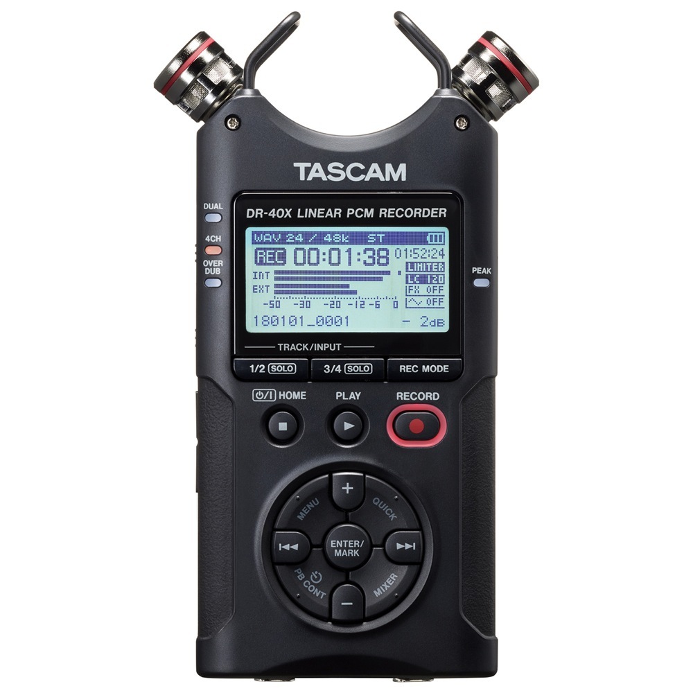 Tascam DR-40X 4トラック デジタルオーディオレコーダー USBオーディオインターフェース（新品/送料無料）【楽器検索デジマート】