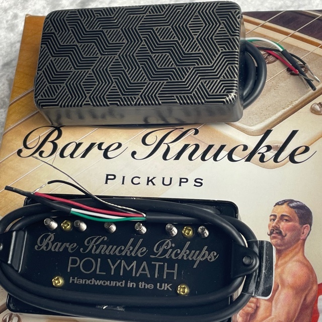 Bare Knuckle Pickups POLYMATH 6st Set Black Cover 