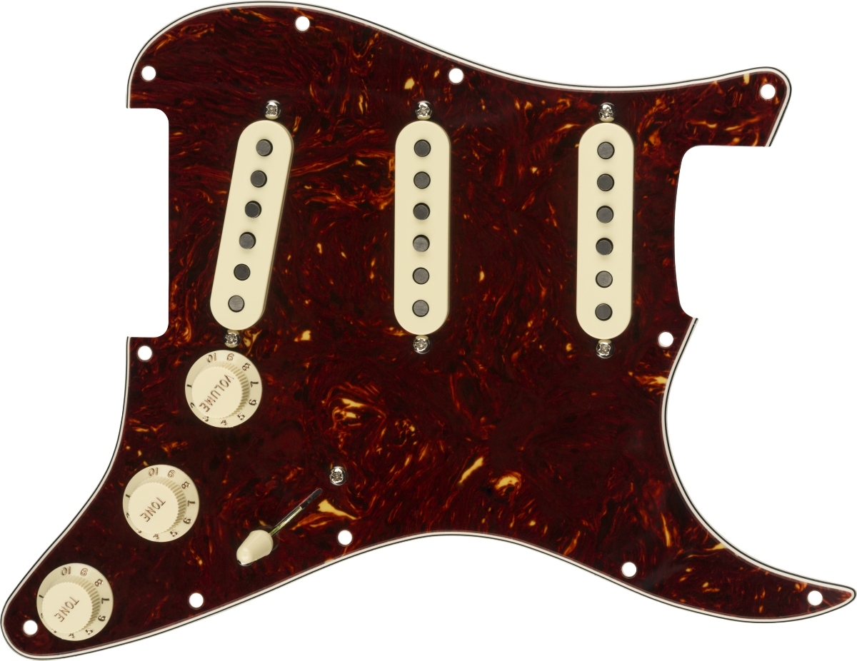 Fender Pre-Wired Strat Pickguard Tex-Mex SSS Tortoise Shell 11 Hole PG  【WEBSHOP】（新品）【楽器検索デジマート】