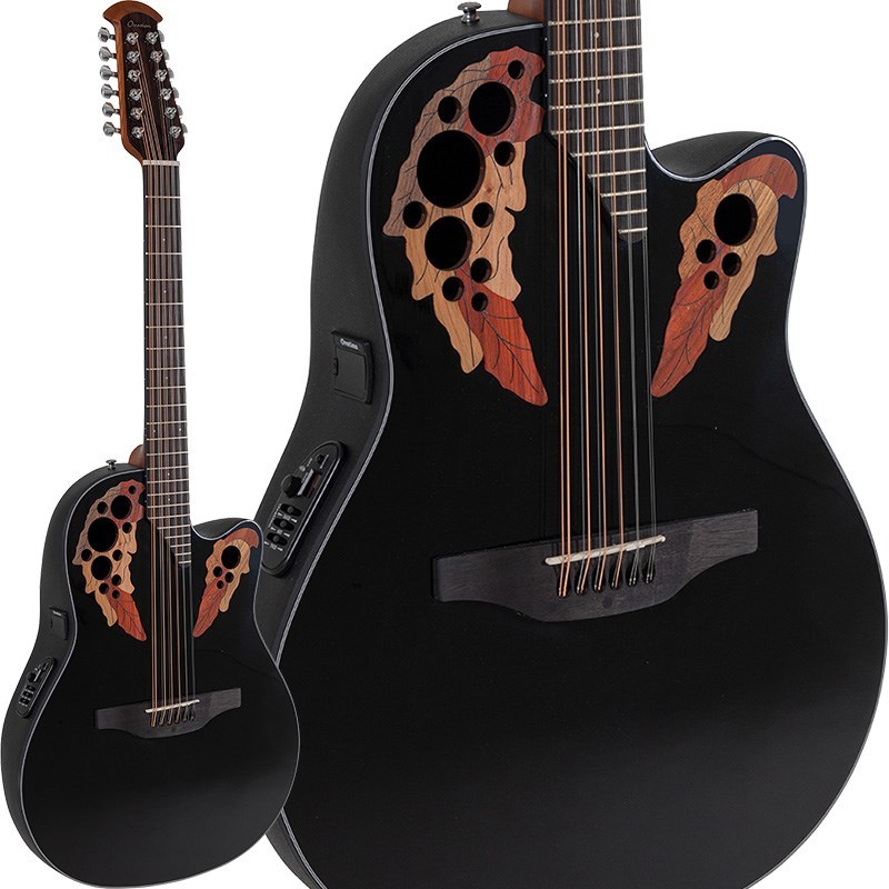 Ovation Celebrity Elite CE4412-5 12-String (Black) 【特価】（新品