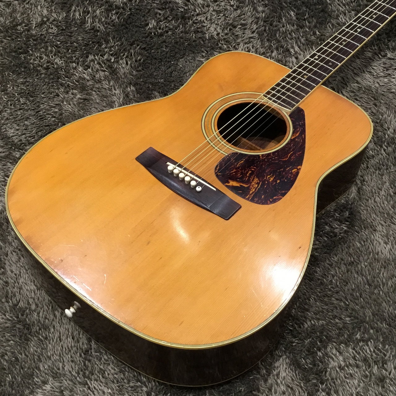 希少 YAMAHA ビンテージ アコースティックギター FG-300J 黒ラベル YAMAHA ヤマハFG300J 黒ラベル 調整済 ギグケース付属 状態良い
