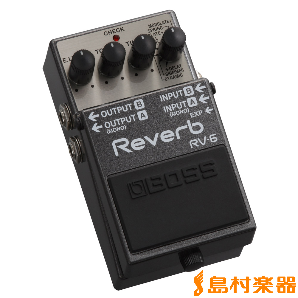 BOSS RV-6 リバーブ エフェクターRV6（新品/送料無料）【楽器検索 