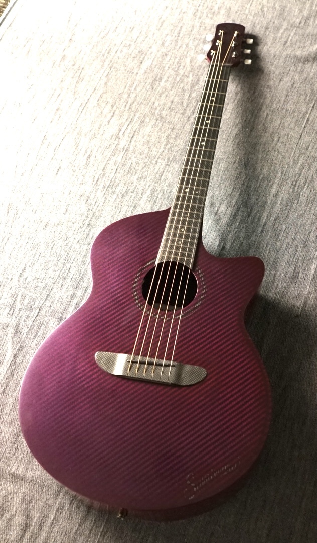 炭丸 Carbon Fiber Guitar Cutaway Purple Burst【紹介演奏動画