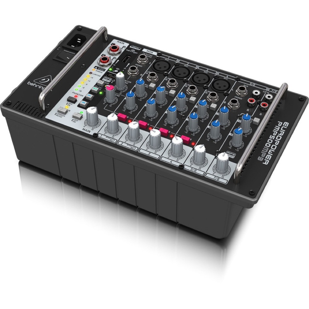 BEHRINGER ベリンガー PMP500MP3 EUROPOWER 8ch パワードミキサー