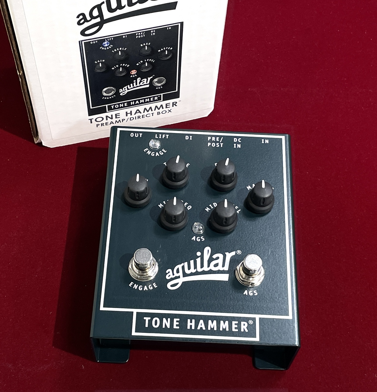 ほぼ未使用】Aguilar Tone Hammer ベース用プリアンプ/DI