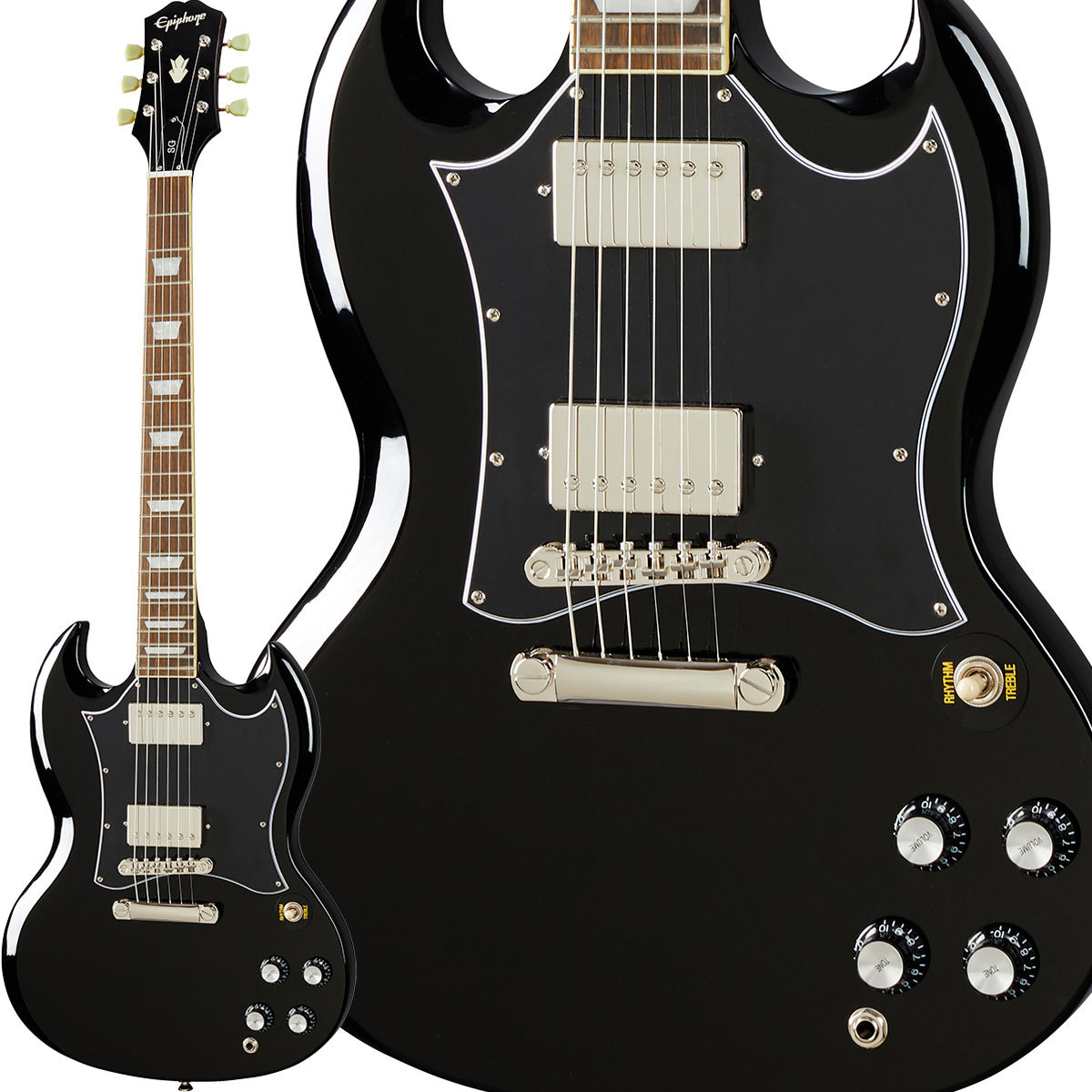 Epiphone SG Standard Ebony エレキギター SG（新品/送料無料）【楽器