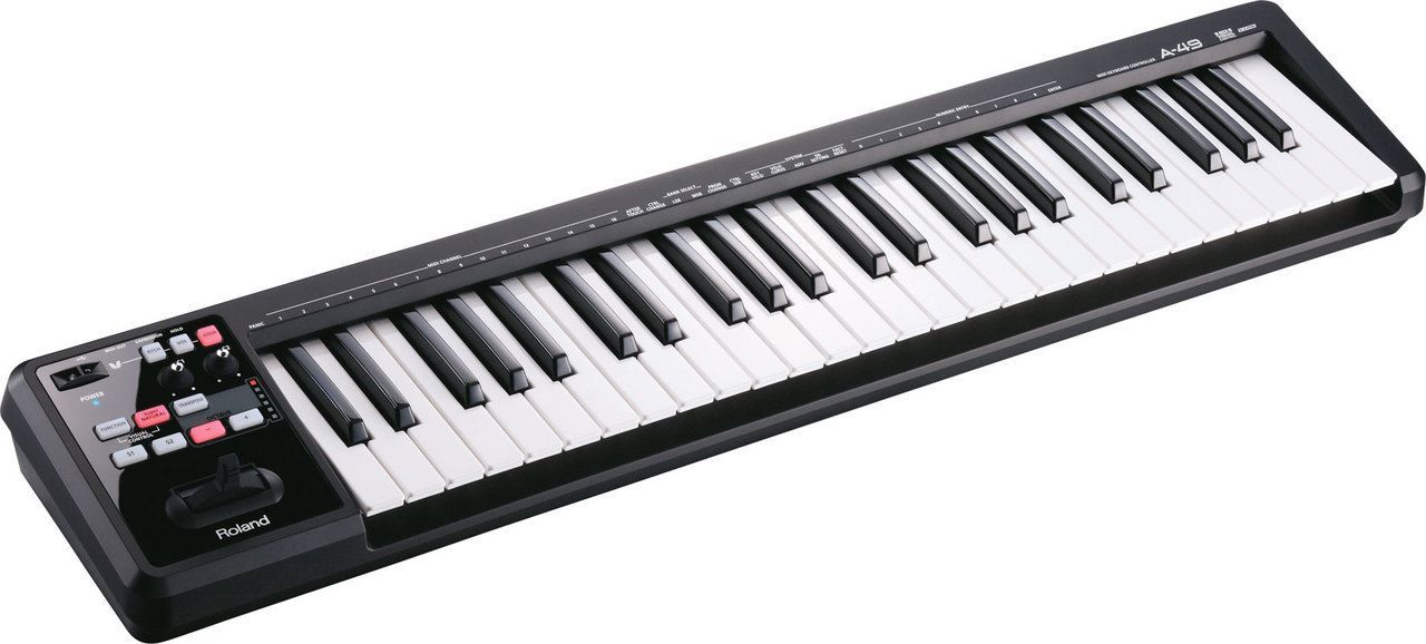 Roland A-49 (ブラック) MIDIキーボード・コントローラー 49鍵盤A49