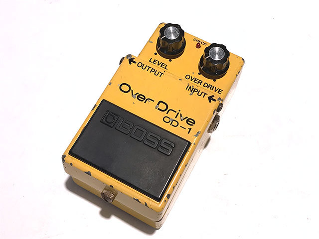 BOSS OD-1 RC3403 レイセオン BOSS OD-1 Over Drive (Silver Screw