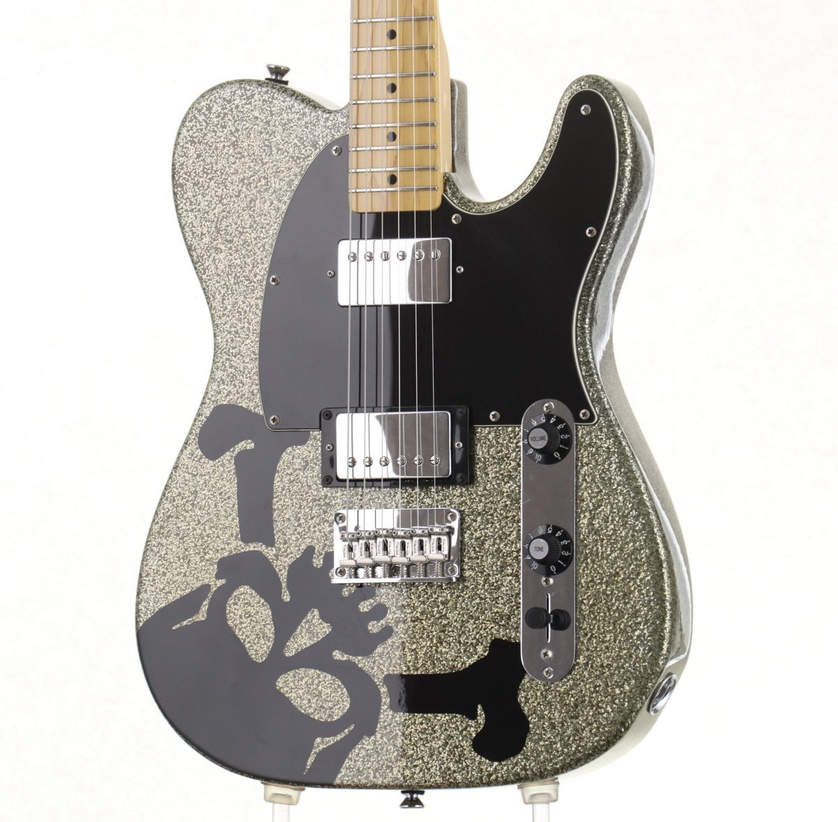Squier by Fender Haruna Telecaster Skullsilver Dark Silver Sparkle ...