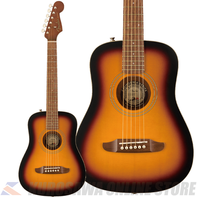 Fender Acoustics Redondo Mini, Sunburst 《トラベルギター