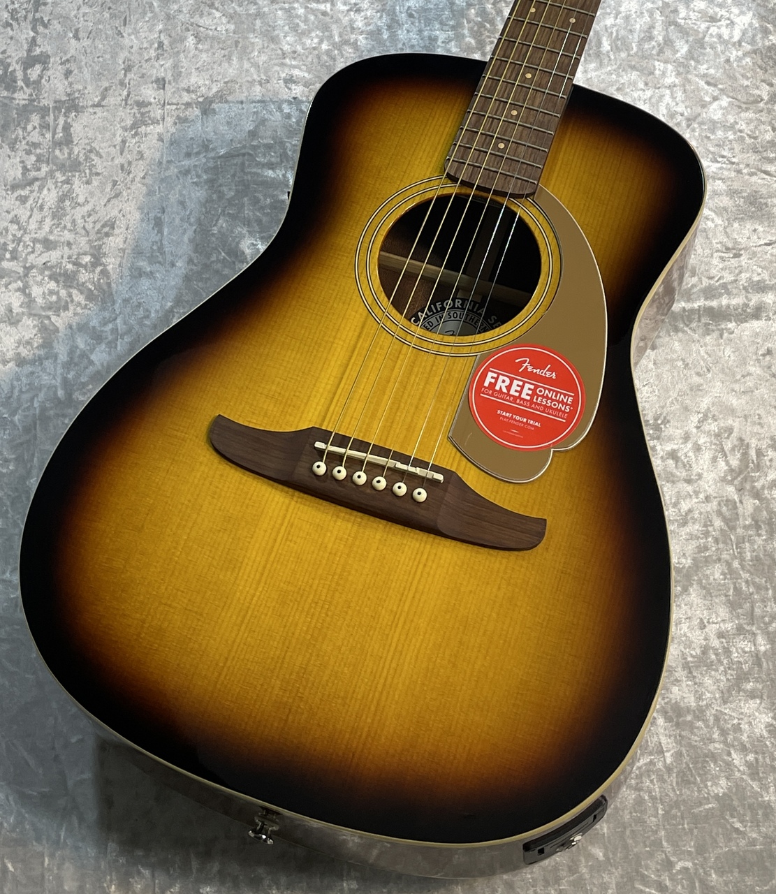 高質で安価 Fender エレアコ Malibu Player Sunburst | naskfeast.com.br