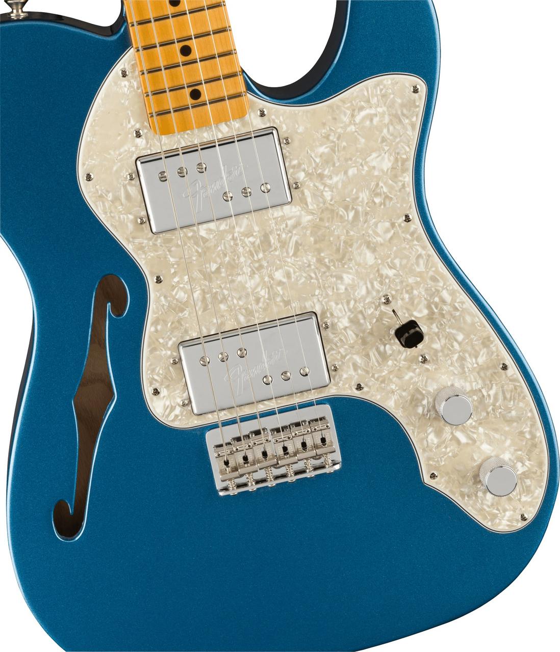 白木/黒塗り Fender American Vintage II 1972 Telecaster Thinline Lake Placid  Blue【アメビン復活!ご予約受付中です!】【横浜店】