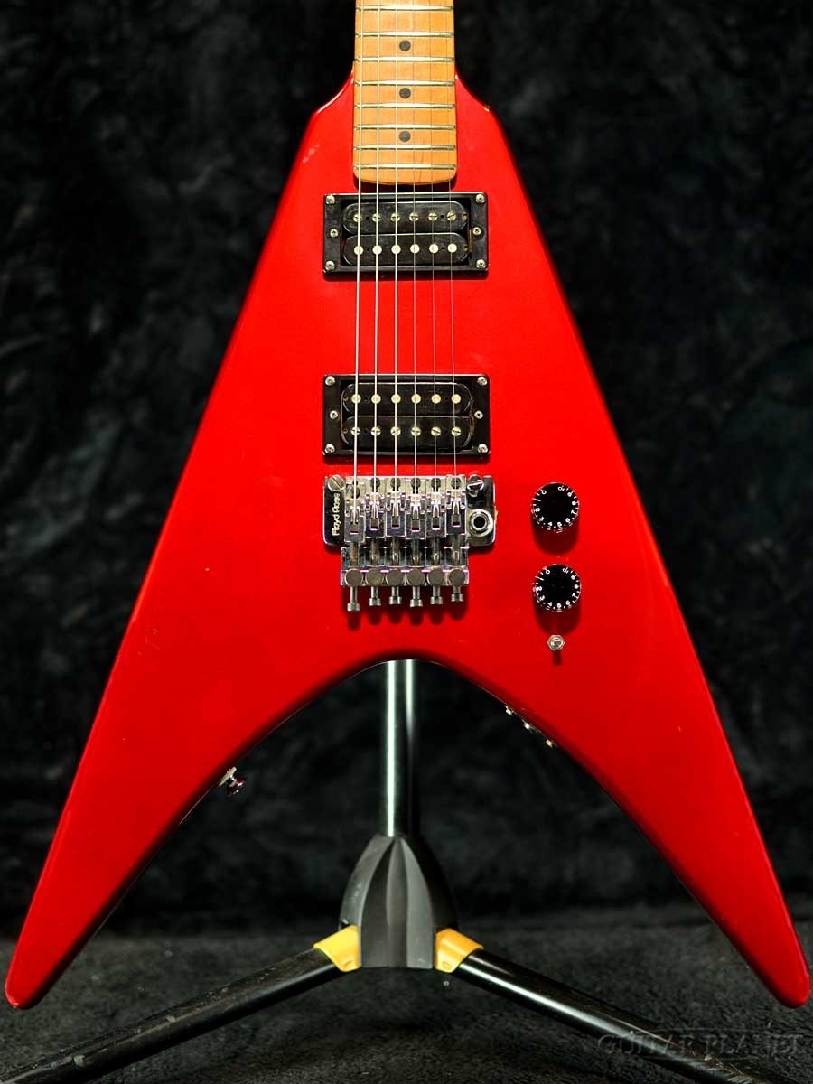 1987年製 KRAMER JK-6000 Flying V BODY Candy Apple Red クレーマー