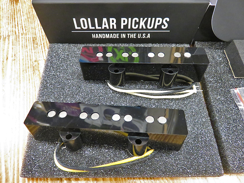 LOLLAR PICKUPS 1970s Jazz Bass black cover set（新品/送料無料