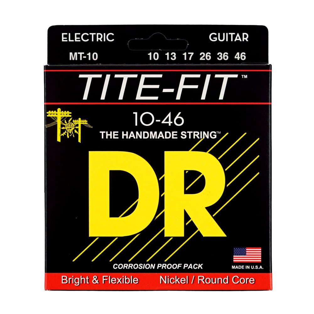 DR MT-10 MEDIUM TITE-FIT エレキギター弦×6セット（新品/送料無料