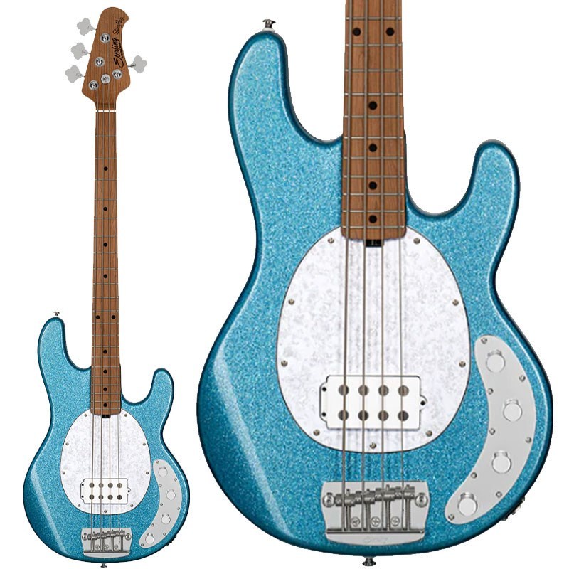 Sterling by MUSIC MAN Ray34 (Blue Sparkle/Maple)（新品）【楽器検索