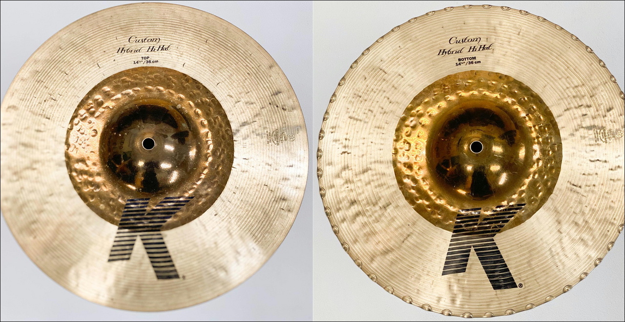 Zildjian K custom Hybrid ハイハット 14 1/4インチ-