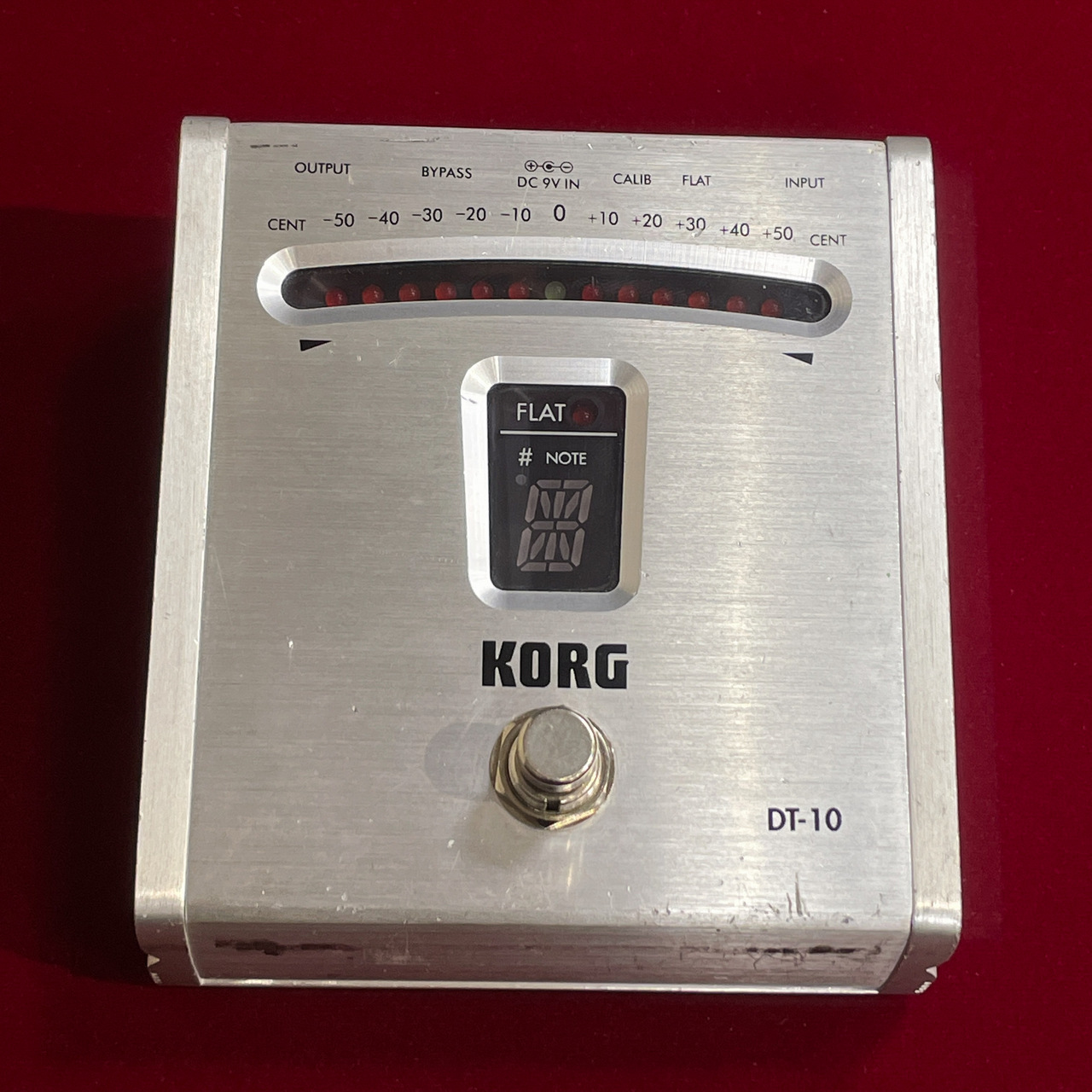 一部予約販売中】 KORG ペダル式チューナー DT-10 器材