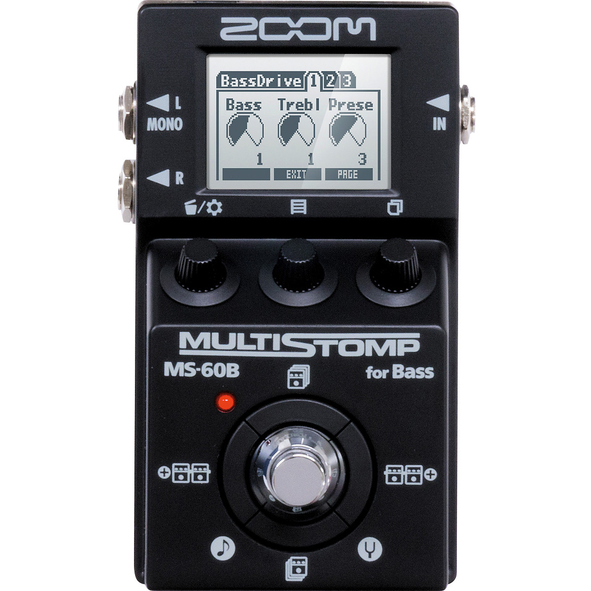 ZOOM MS-60B-I MultiStomp Bass Pedal Black Limited 【WEBSHOP