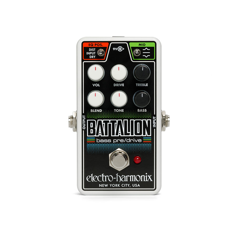 ELECTRO-HARMONIX Nano Battalion Bass Preamp ＆ Overdrive ベース