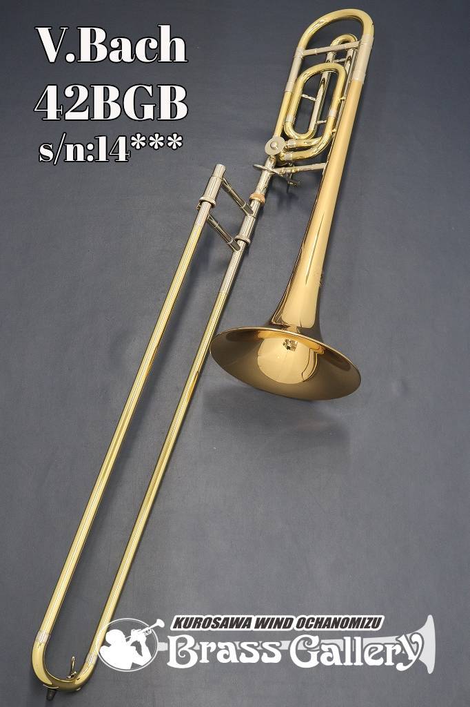 Bach 42BGB【中古】【テナーバストロンボーン】【バック】【ゴールド