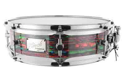 canopus Birch Snare Drum 4x14 Psychedelic Red（新品/送料無料