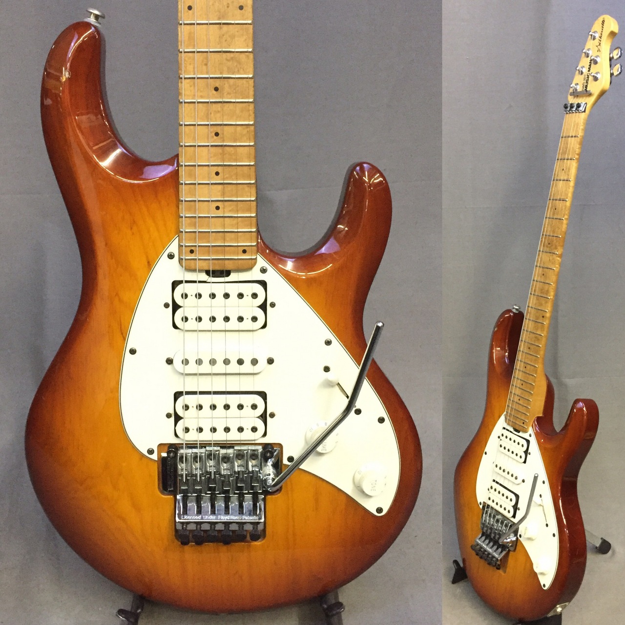 MUSIC MAN Silhouette Sunburst Maple HSH TREM 1997年製（中古