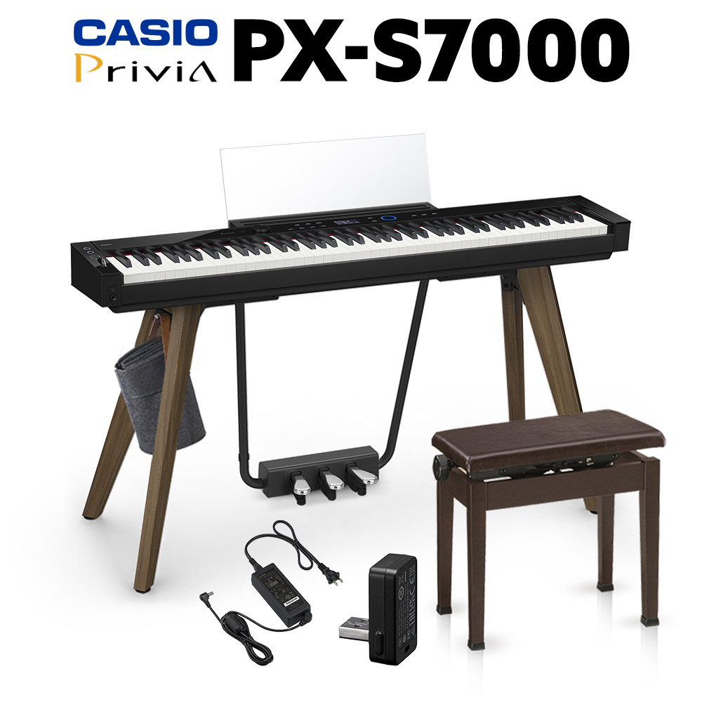 美品　カシオ　電子ピアノ　PX-S1000  高低自在椅子　取扱説明書　88鍵盤カシオ
