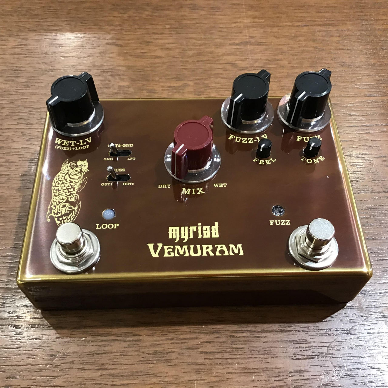 vemuram myriad fuzz ギター ファズ エフェクター 歪みペダル-