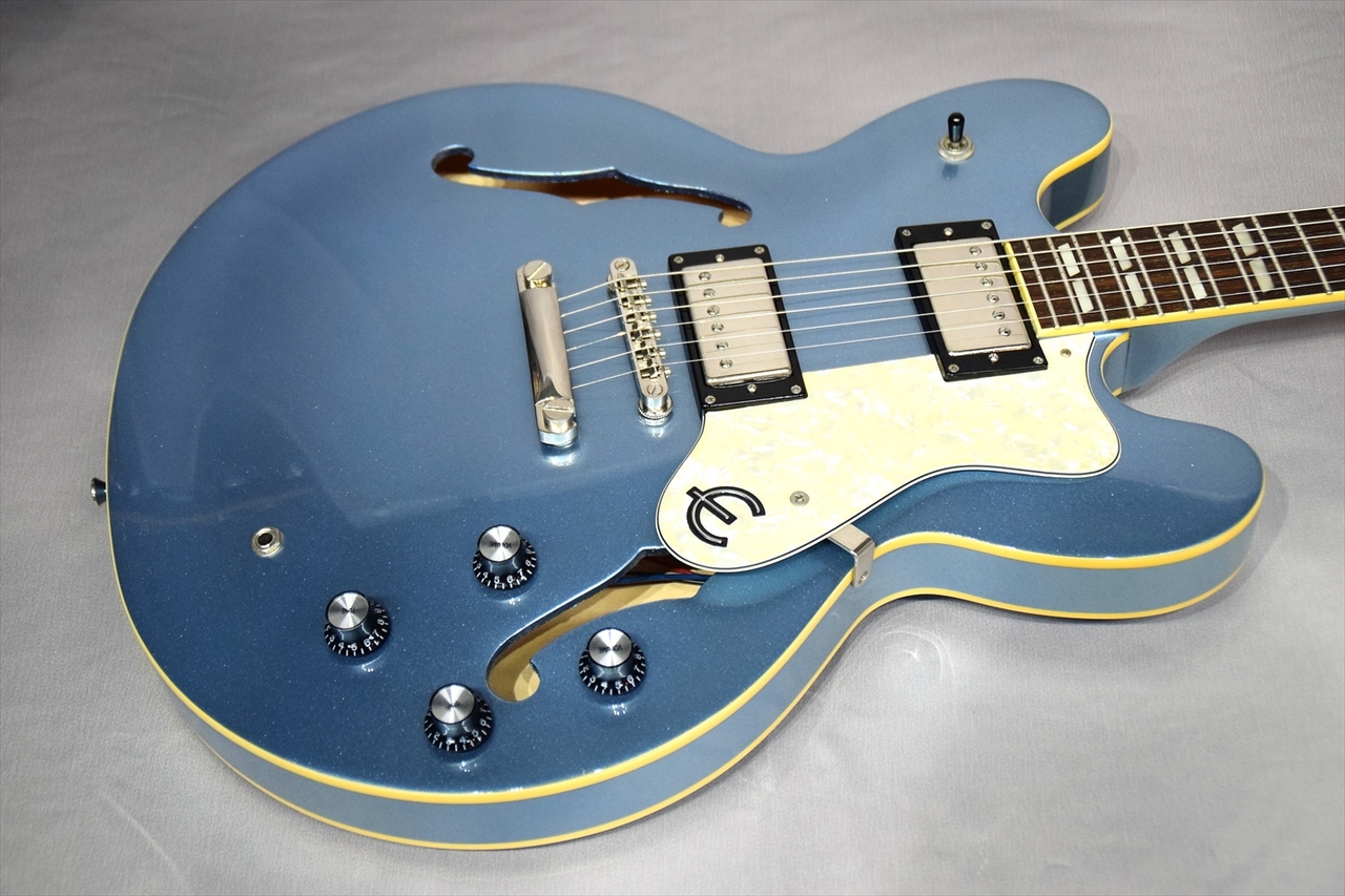 大型配送☆ Epiphone エピフォン RIVIERA EB エレキギター セミアコースティックギター ケース付き ☆中古☆ エピフォン