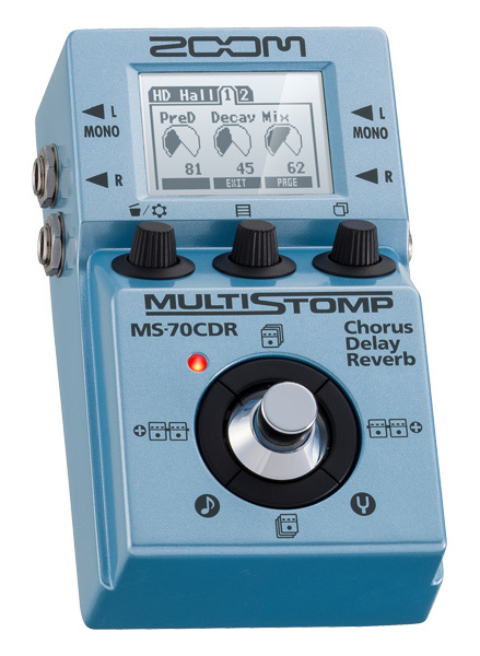 ZOOM MS-70CDR Multi Stomp Chorus/Delay/Reverb《空間系マルチ