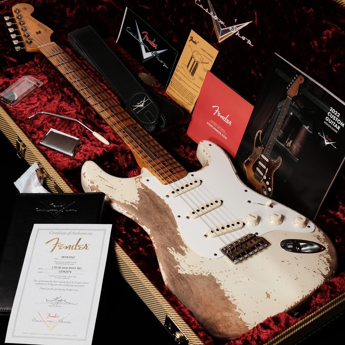 Fender Custom Shop Limited Edition 1956 Stratocaster Super Heavy Relic Aged  India Ivory【渋谷店】（新品/送料無料）【楽器検索デジマート】