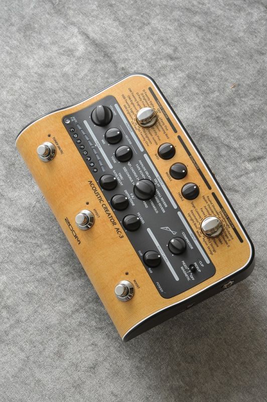 ZOOM AC-3 Acoustic Creator AC3 (アコースティックギター用DI ...