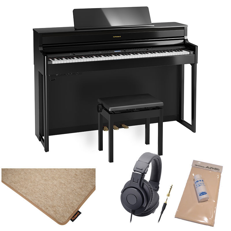 Roland Hp704 Pes 黒塗鏡面艶出し塗装仕上げ 純正ピアノ マット Hpm 10 セット 新品特価 楽器検索デジマート
