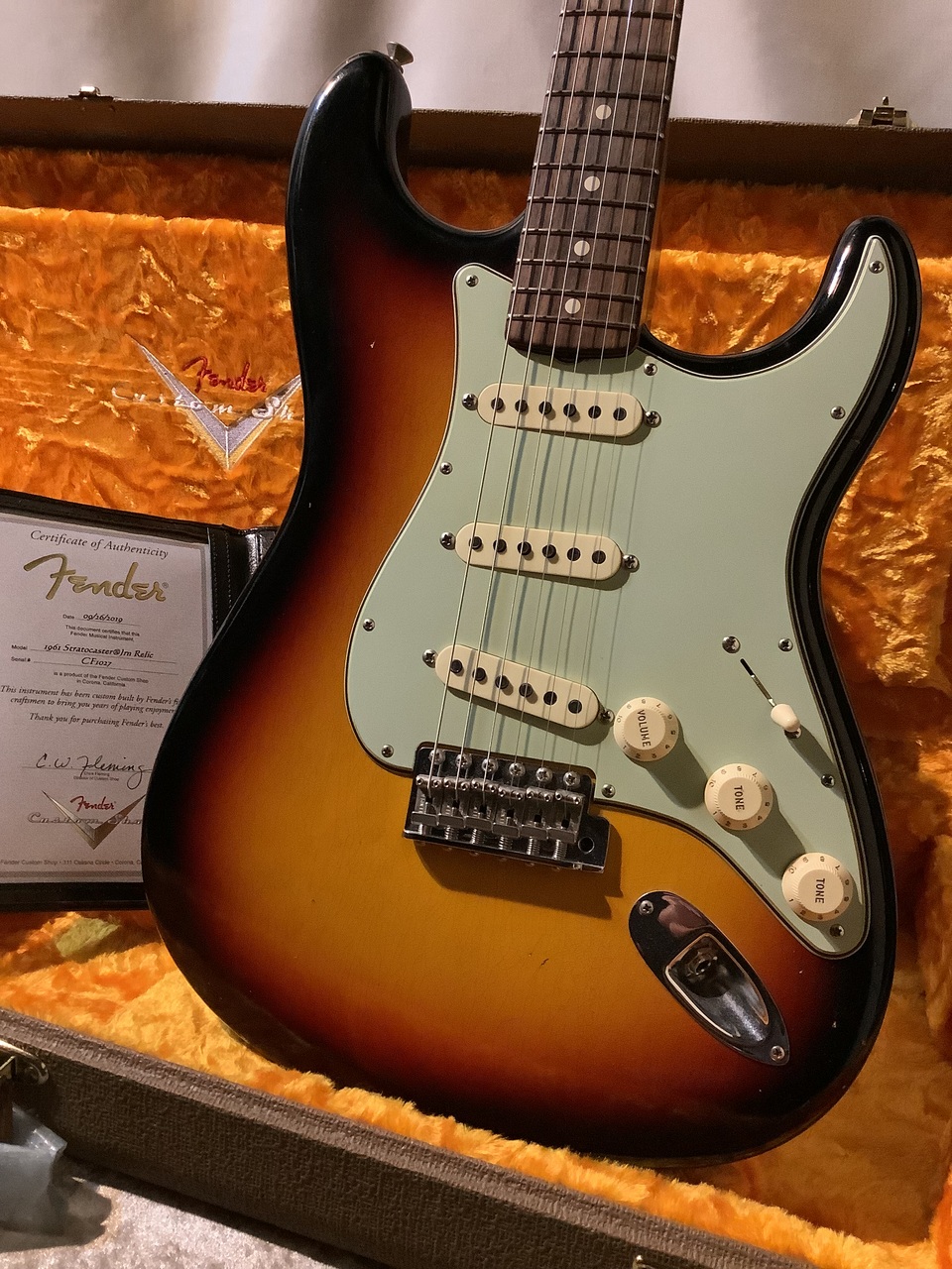 Fender Custom Shop MBS 1961 Stratocaster JRN Relic Built by Chris