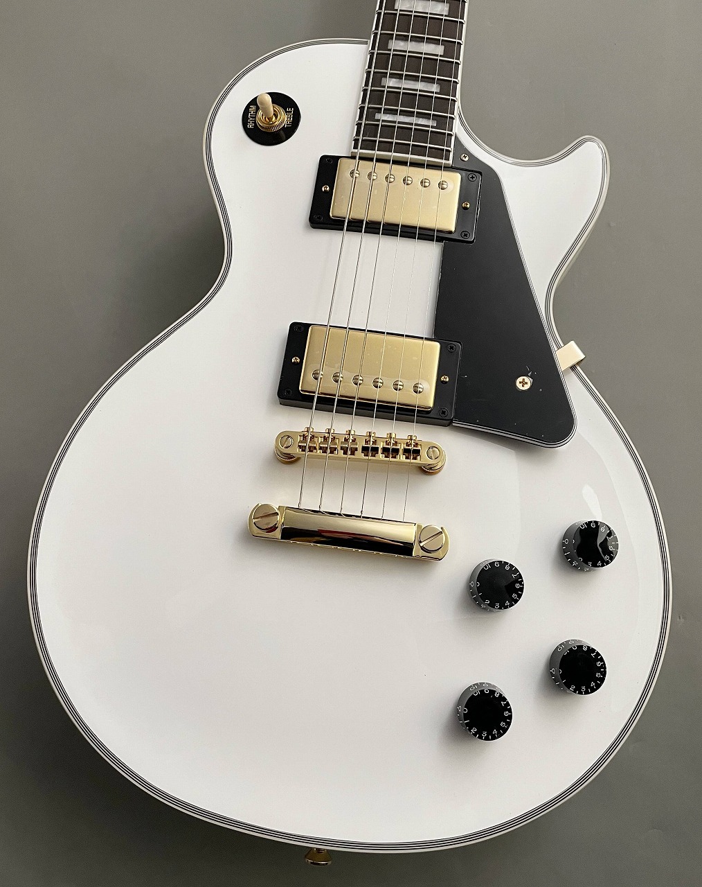 Epiphone Les Paul Custom Alpine White #21101533889 ≒4.08kg【電装系CTSパーツ】（新品特価 /送料無料）【楽器検索デジマート】