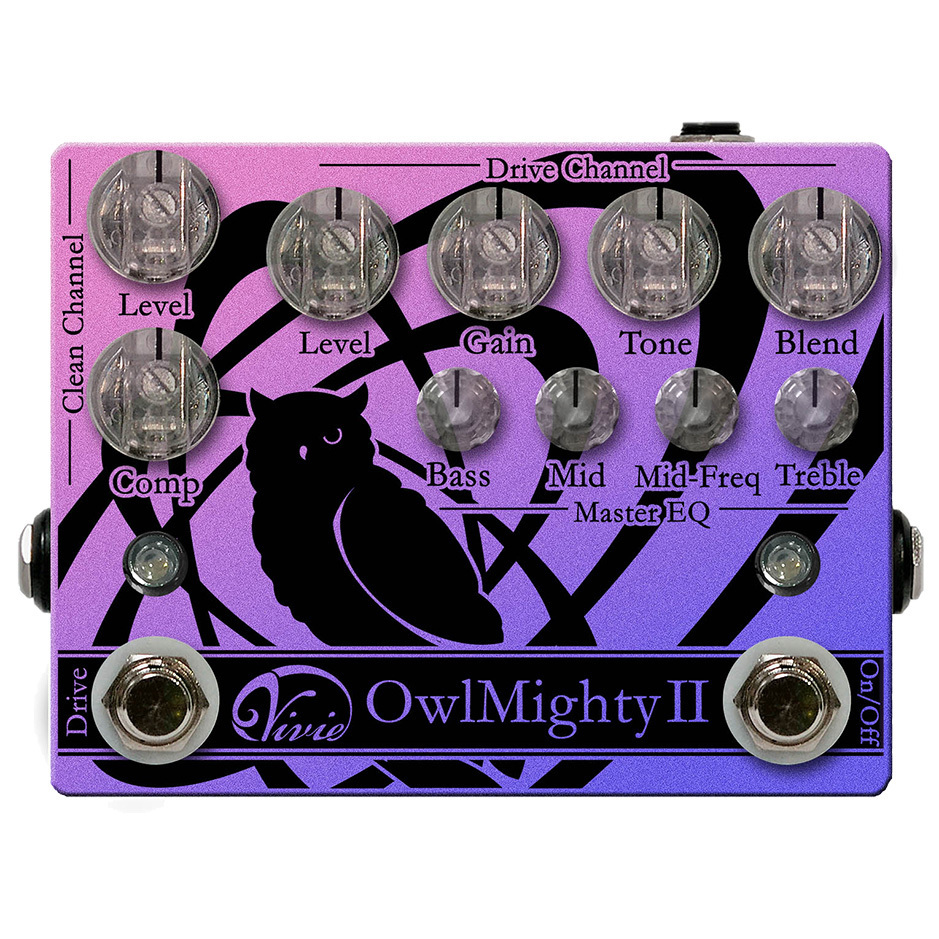 Vivie OwlMighty II ベース用プリアンプ - エフェクター