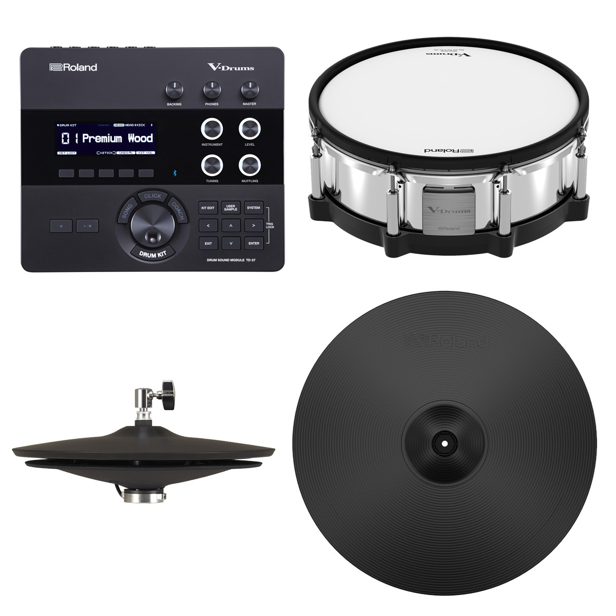 Roland TD-27 + Digital Pad Set (TD-27DP)【WEBSHOP】（新品/送料無料